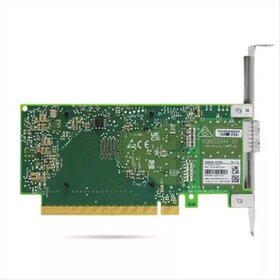 Mellanox MCX515A-CCUT QSFP28 ConnectX-5 محول ألياف ضوئية بمنفذ واحد للإيثرنت 4G حامل مرتفع