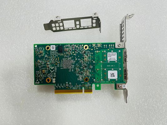 Mellanox MCX621202AC-ADAT ConnectX-6 Dx بطاقة محول EN اللاسلكية الداخلية للخادم 25GbE مزدوجة المنفذ SFP28 PCI Express 4.0 X16 في المخزون