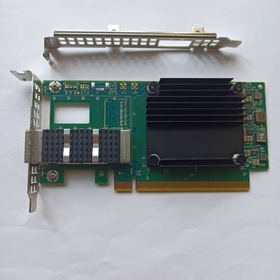 Mellanox MCX623105AN-VDAT ConnectX-6 200GbE بطاقة شبكة قناة الألياف SFP56 ذات منفذ واحد لمركز البيانات PCIe اللاسلكية الداخلية