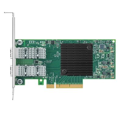 بطاقة محول خادم NVIDIA MCX653106A-HDAT ConnectX-6 Infiniband 200GbE HDR Ethernet مزدوجة المنفذ QSFP56 PCIe4.0 X16