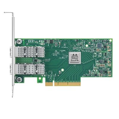 بطاقة محول خادم NVIDIA MCX653106A-HDAT ConnectX-6 Infiniband 200GbE HDR Ethernet مزدوجة المنفذ QSFP56 PCIe4.0 X16