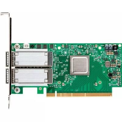 NVIDIA MCX653105A-HDAT ConnectX-6 بطاقات محولات تصل إلى 200 جيجابايت / ثانية الاتصال لكل منفذ