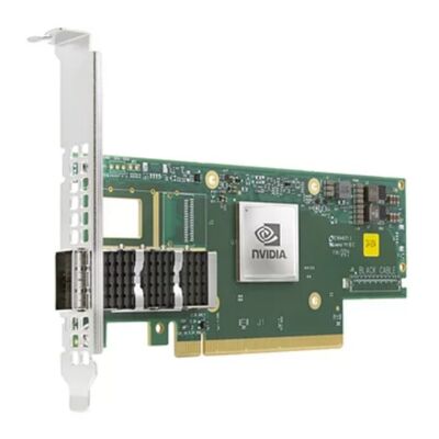 بطاقة محول Mellanox MCX653105A-HDAT ConnectX-6 Infiniband & Ethernet 200GbE بمنفذ واحد QSFP56 PCIe 4.0 X16 ذات حامل مرتفع