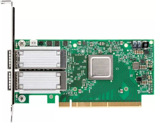 سعر قابل للتفاوض بطاقة محول إيثرنت Mellanox ConnectX-6 VPI أحادي المنفذ HDR 200 جيجابت/ثانية MCX653105A-HDAT بطاقة شبكة