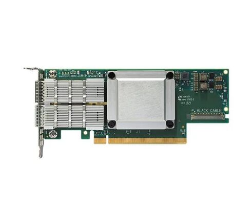 سعر قابل للتفاوض بطاقة محول إيثرنت Mellanox ConnectX-6 VPI أحادي المنفذ HDR 200 جيجابت/ثانية MCX653105A-HDAT بطاقة شبكة