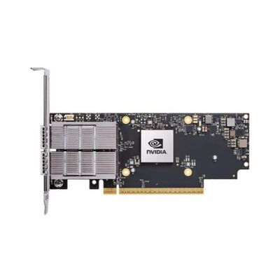 بطاقة شبكة داخلية NVIDIA MCX713106AS-VEAT ConnectX7 200GbE مزدوجة المنفذ QSFP112 PCIe 5.0 X16 لخوادم الحوسبة عالية الأداء