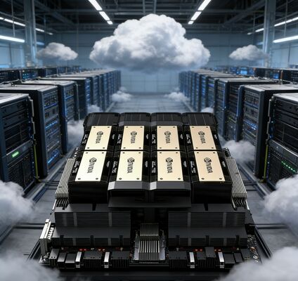 NVIDIA محطة عمل جديدة HGX H200 8GPU مع HBM و PCI Express