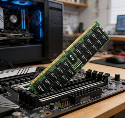 Samsung M321R8GA0PB0-CWMXJ 64GB DDR5 5600MHz PC5-44800 2Rx4 ECC Registered RDIMM 1.1V Server Memory RAM