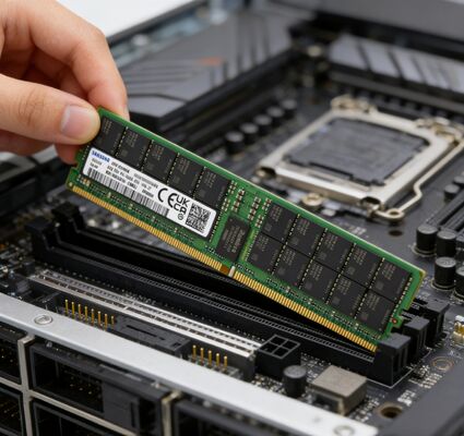 سامسونج M321R8GA0PB0-CWMCJ 64GB DDR5 5600MT/s (PC5-44800) ECC RDIMM 2Rx4 1.1V ذاكرة خادم ذاكرة رام