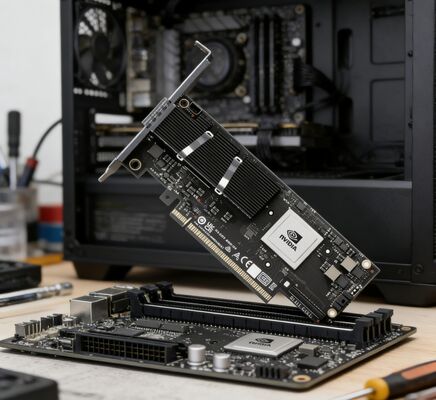 بطاقة شبكة NVIDIA C8220 ConnectX‑8 SuperNIC 200GbE/400GbE NDR200 InfiniBand PCIe 6.0 QSFP112