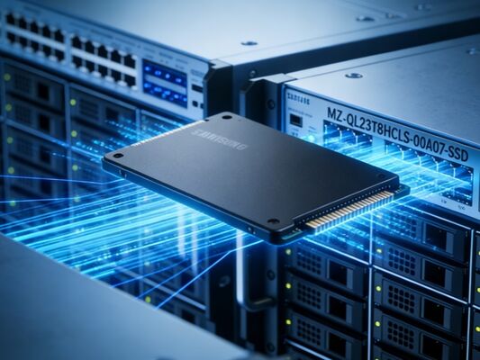 سامسونج الأصلي 3.84 تيرابايت U.2 SSD MZQL23T8HCLS-00A07 PCIe 4.0 NVMe TLC Enterprise SSD لتخزين الخوادم السحابية