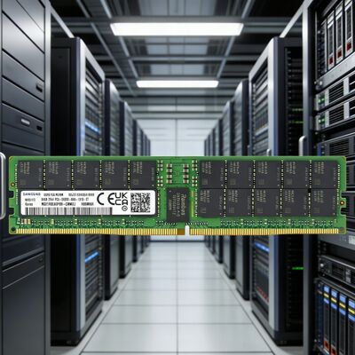 أصلي Samsung M321R8GA0PB0-CWMCJ 64GB DDR5 ECC RDIMM 288-Pin لخادم المؤسسة