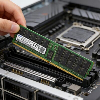 أصلي Samsung M321R8GA0PB0-CWMCJ 64GB DDR5 ECC RDIMM 288-Pin لخادم المؤسسة