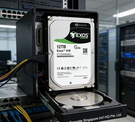 سيجيت ST12000NM000J Exos X18 12TB SATA3 7200RPM 256MB خادم المؤسسة القرص الصلب