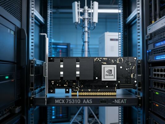 محول 400 جيجا بايت NDR VPI MCX75310AAS-NEAT ConnectX-7 Single OSFP لمجموعة مراكز بيانات AI HPC