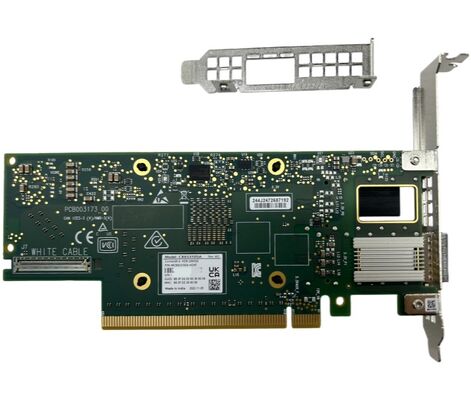 NVIDIA MCX653105A-HDAT ConnectX-6 واحد QSFP56 200G HDR PCIe4.0 VPI محول HCA