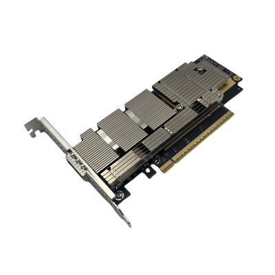 NVIDIA MCX75310AAS-NEAT ConnectX-7 VPI Adapter منفذ واحد OSFP 400GbE NDR InfiniBand PCIe5.0 x16 بطاقة واجهة الشبكة