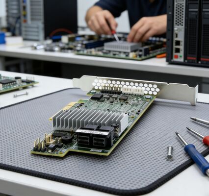 وحدة تحكم RAID LSI 9361-8i MegaRAID SAS، 8 منافذ، 12 جيجابت/ثانية، PCIe 3.0 x8، بطاقة تخزين SFF8643