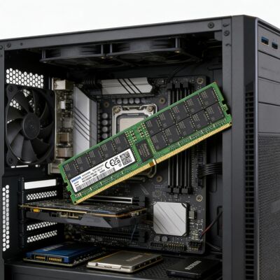 ذاكرة خادم Samsung M321R8GA0PB0-CWMCJ بسعة 64 جيجابايت DDR5 5600 PC5-44800 2Rx4 ECC RDIMM