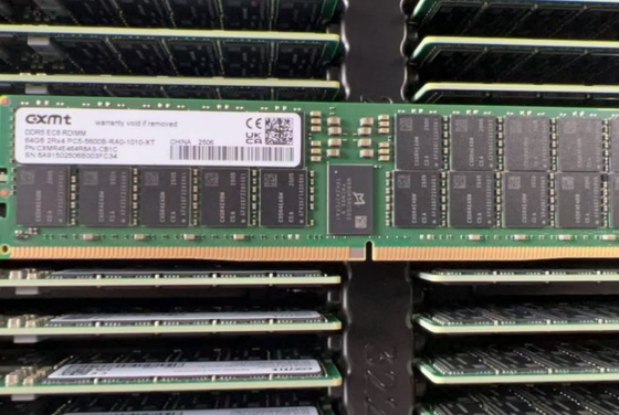 CXMT CXMR4E464R8AS-CB1C 64GB DDR5 5600MT/s 2Rx4 ECC RDIMM ذاكرة الوصول العشوائي للخادم