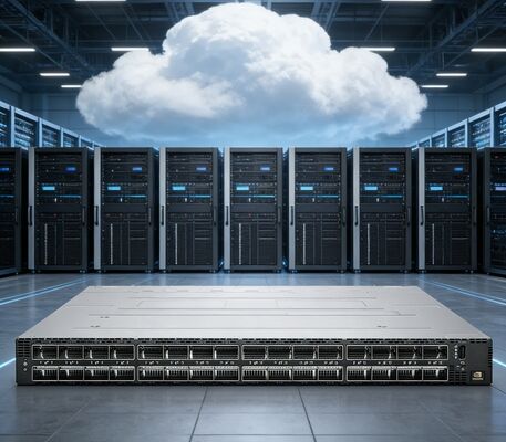 NVIDIA MQM9790-NS2R Quantum-2 64 منفذ NDR 400 جيجابايت / ثانية InfiniBand Switch