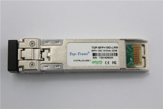 جهاز الإرسال والاستقبال البصري 10G Base LRM 220M MMF 1310nm SFP + الوحدة النمطية البصرية