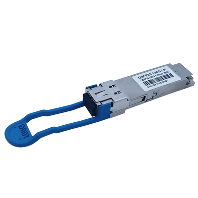 QSFP28 OTU4 100Gbps 112Gbps وحدة استقبال الألياف البصرية المزدوجة معدل البيانات LWDM4 10KM LR4 SMF