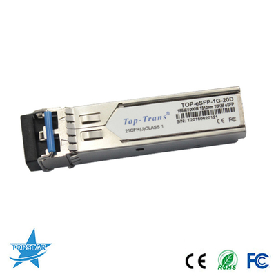 جهاز الإرسال والاستقبال البصري Esfp 1G SFP 20km 1310nm Multimode 3.3V