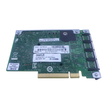 366FLR Ethernet Server Adapter Intel 4 Port بطاقة واجهة شبكة نيك 1GB
